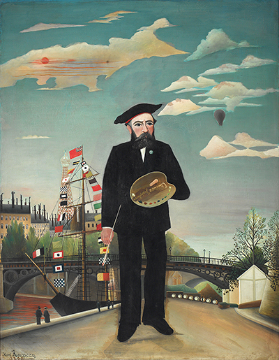 Self Portrait (1890) Henri Rousseau